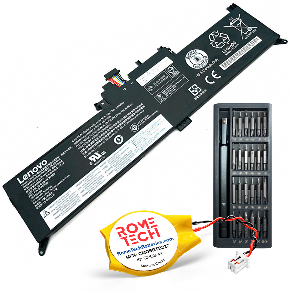 Replacement Laptop Battery 01AV432 for Lenovo ThinkPad X380 Yoga