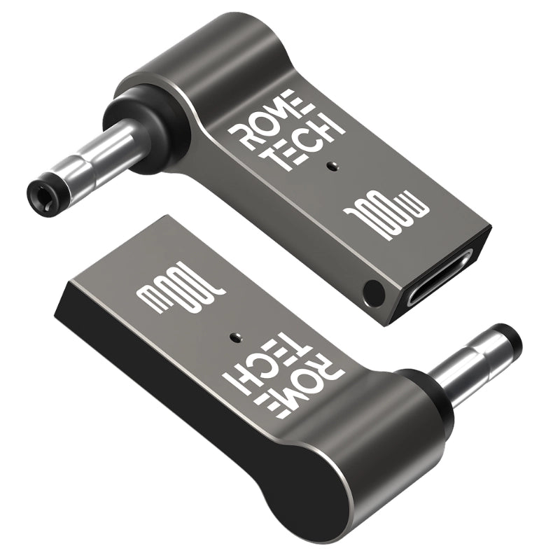 Female USB Type-C to Male 4.0 x 1.7 mm Charging Adapter for Dell HP Lenovo Laptop