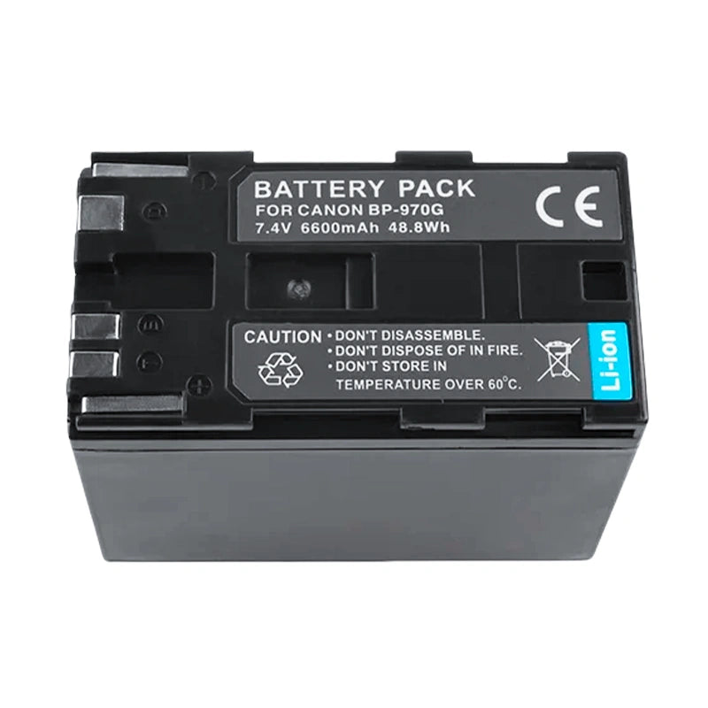 Replacement Battery for Canon XF305 Professional Camcorder (6650 mAh)