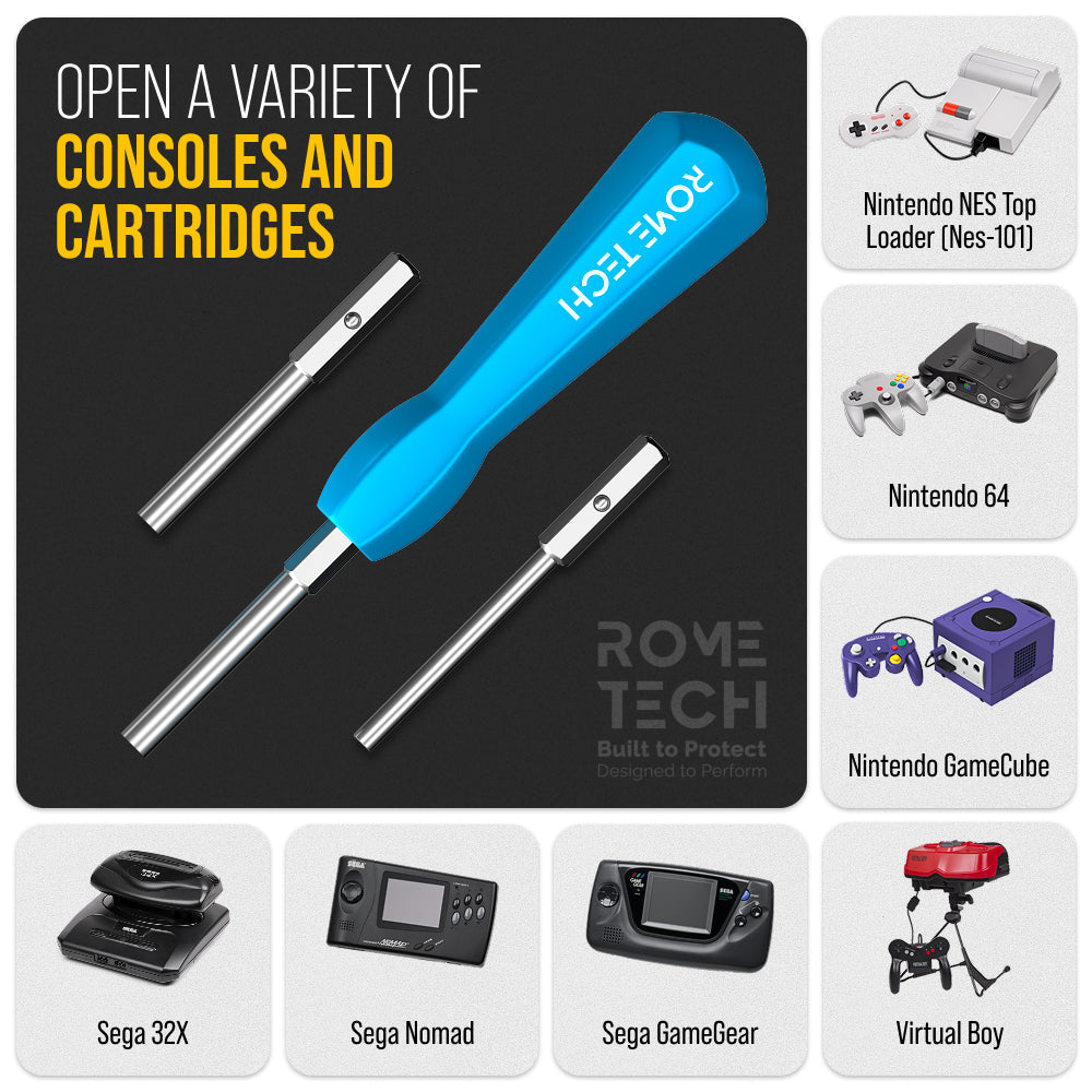 Gamebit Screwdriver 3.8mm 4.5mm & Tri-Wing Screwdriver Gameboy Set