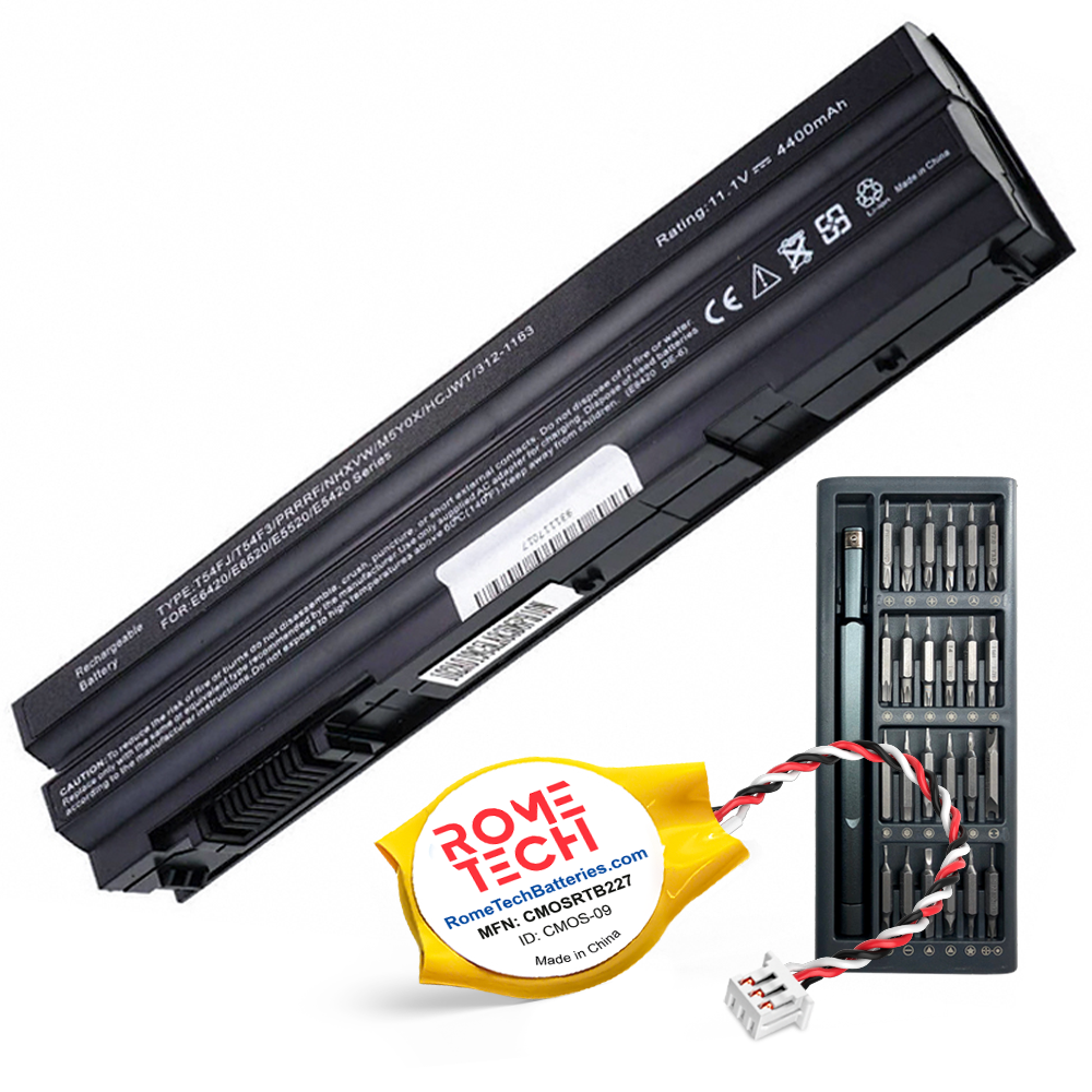 Replacement Laptop Battery M5Y0X for Dell Latitude E5420m