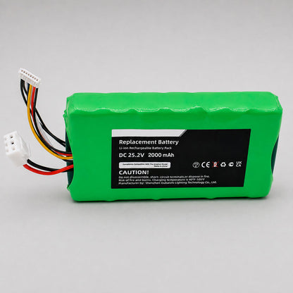 Replacement BP25220F Battery for Vacuum Cleaners NEC180, NEC180 Pro and NEC185 Kit with Screwdriver