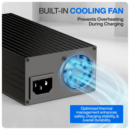 14.6V 20A LiFePO4 Battery Charger Fast Charging for Lithium Battery