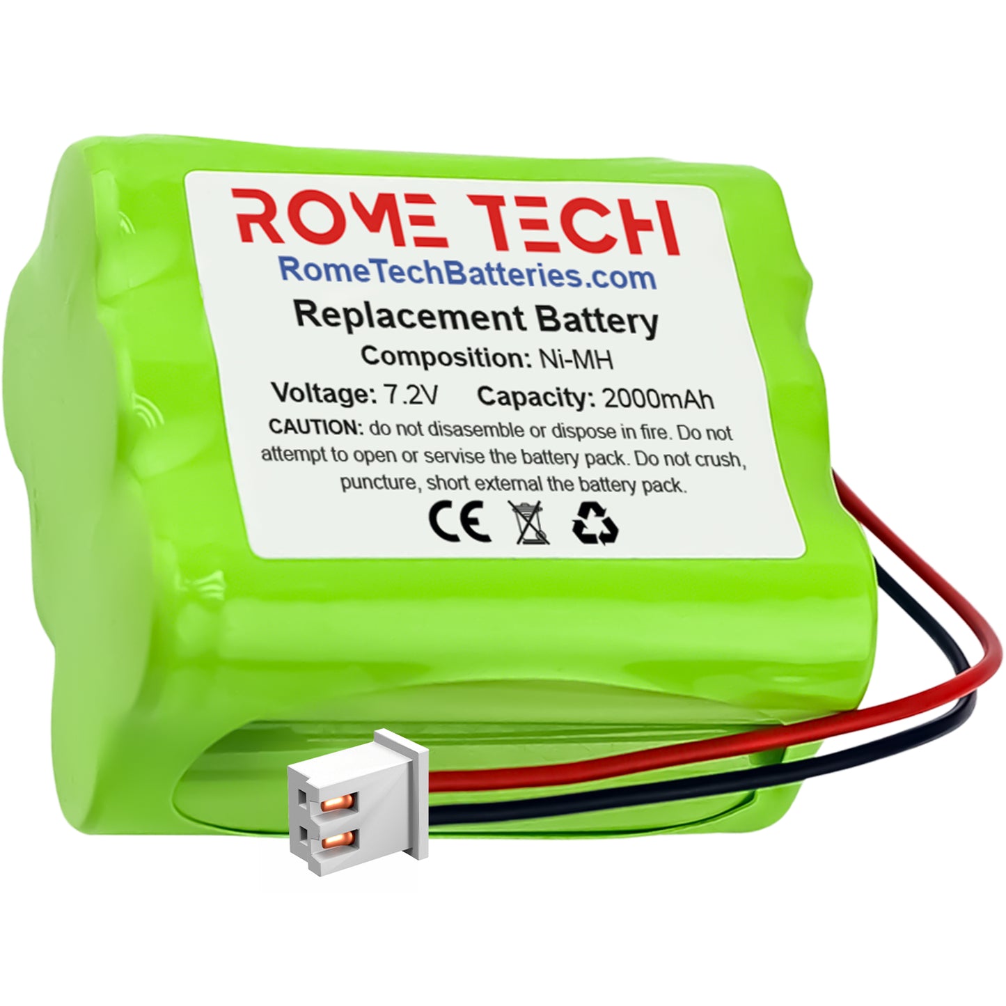 Replacement Battery for 2GIG GO!Control GC2 Panels Wireless Alarm Reporting System (2GIG-CTRL2, 2GIG-CP2 GCKIT311)