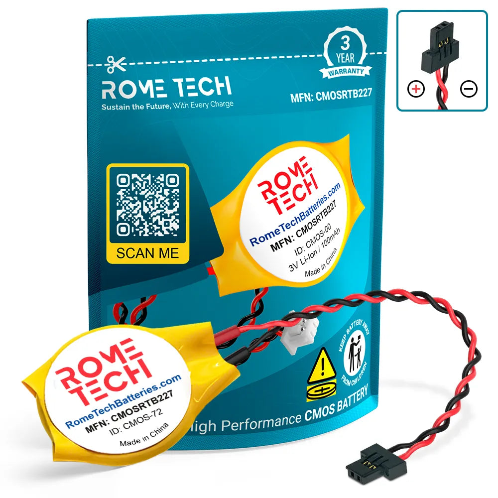 RTC CMOS Battery for ECS Liva Q3 Plus mini PC