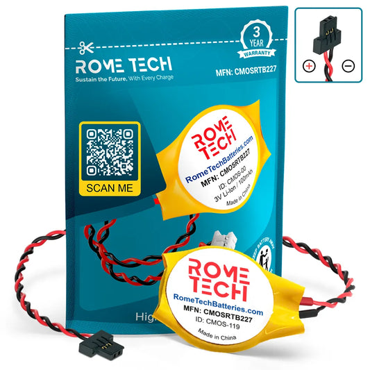 Replacement RTC CMOS Battery for HP (Part Number) 902383-001