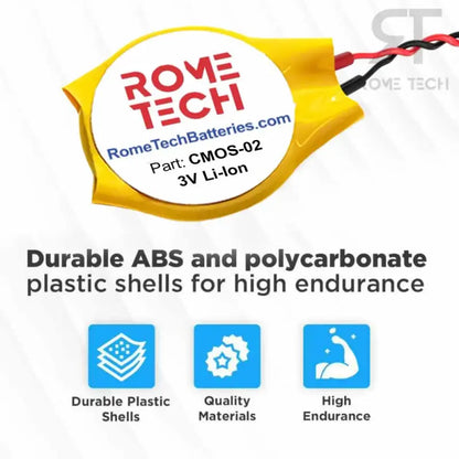 RTC CMOS Battery for Intel QBi-8565A Embedded Compact Board