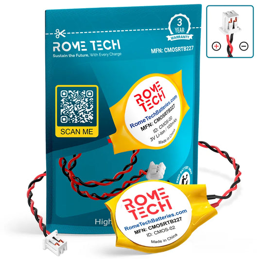 RTC CMOS Battery for Intel QBiP-1185G7EB Embedded Compact Board