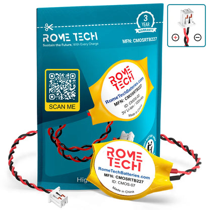 RTC CMOS Battery for Evoo Gaming 17