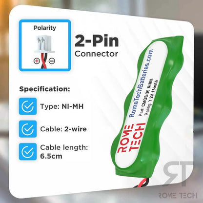 RTC CMOS Battery for Gateway Solo 2550