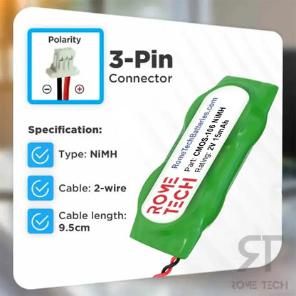 RTC CMOS Battery for Toshiba Portege Z935