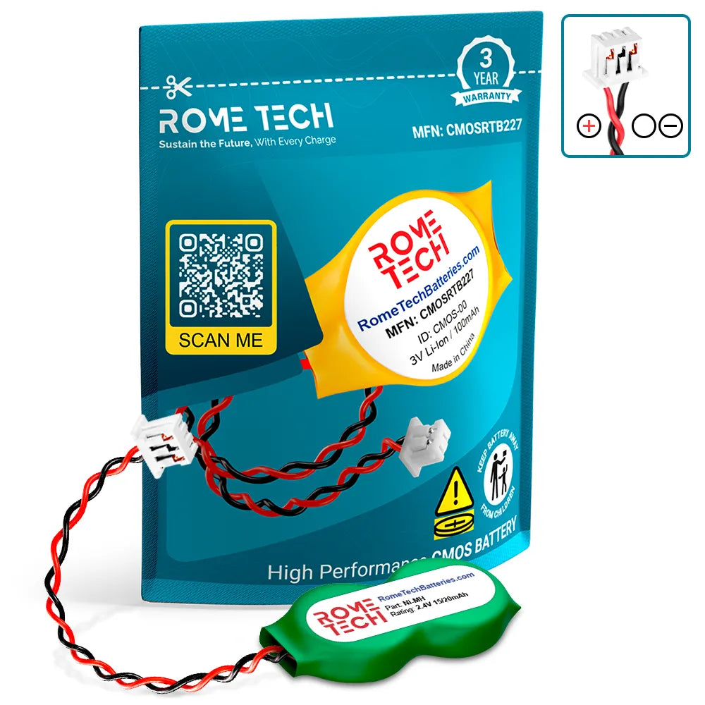 Replacement RTC CMOS Battery for Toshiba (Part Number) P71007006043