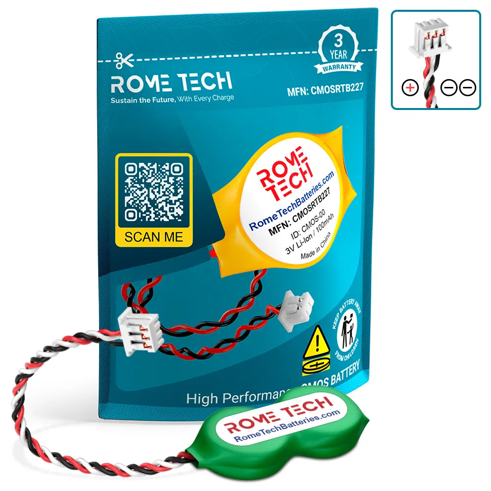 RTC CMOS Battery for Apple PowerBook G3 Pismo – Rome Tech Batteries
