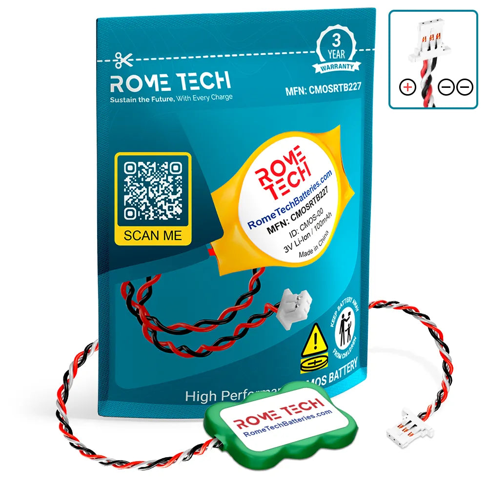 RTC CMOS Battery for Apple (Part Number) 922-3380, 616-0102