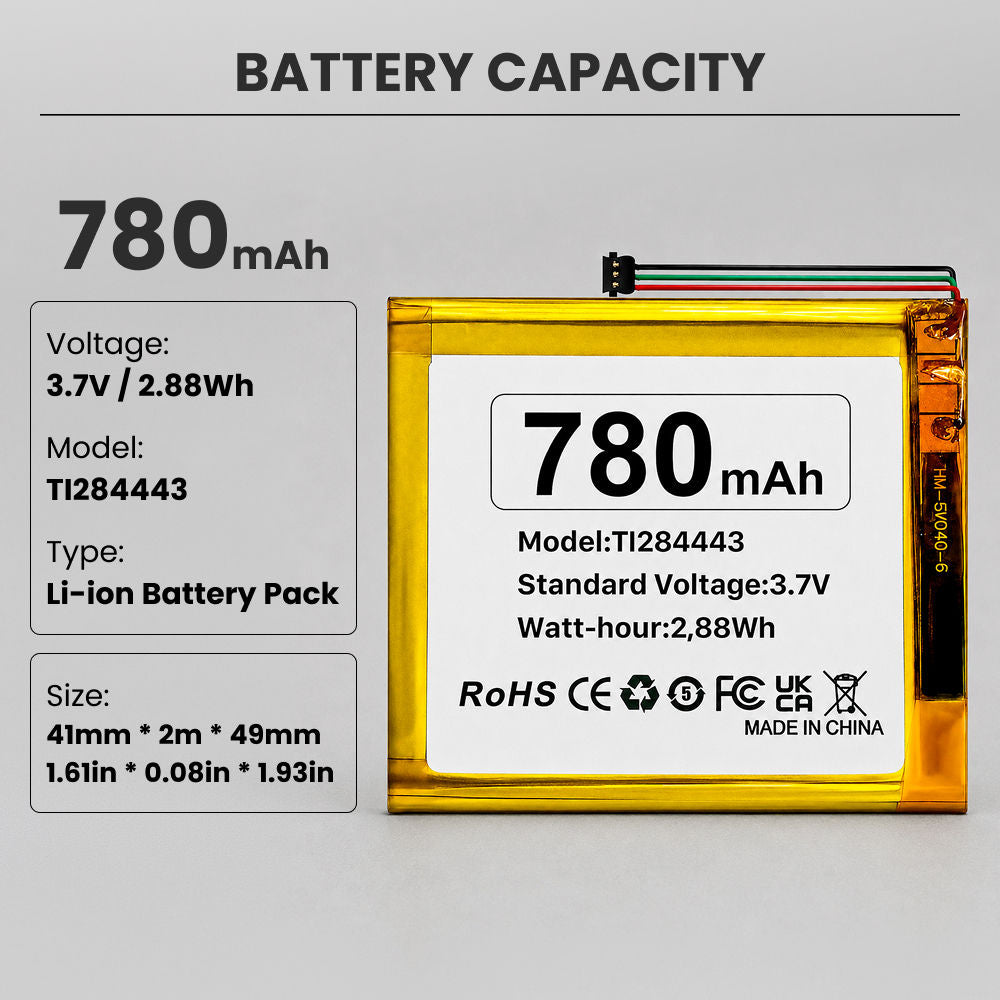 Replacement Battery for Nest Learning Thermostat 2nd, 3rd Generation (T3008US, T4000ES, T3007ES, A0013) Kit with 1 Plastic Spudger + 1 Screwdriver + 3M Adhesive Tape