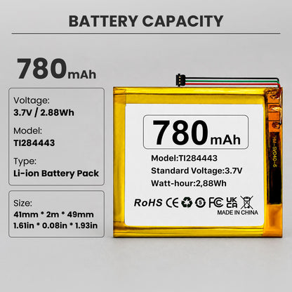 Replacement Battery for Nest Learning Thermostat 2nd, 3rd Generation (T3008US, T4000ES, T3007ES, A0013) Kit with 1 Plastic Spudger + 1 Screwdriver + 3M Adhesive Tape