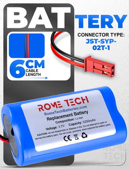 Replacement Battery for Bluetooth Speakers, Router Backup Power, Electric Hand Torch, Instrumenr Unit, Loud Speaker, Solar Energy Lamps, Sprayer