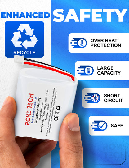 Replacement Battery for ADT Command Smart Security Panel (ADT5AIO-1, ADT5AIO-2, ADT5AIO-3)