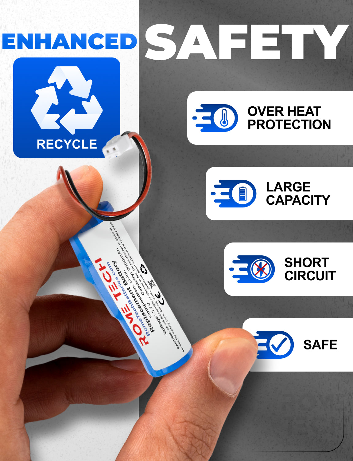 Replacement Battery for Ingenico iWL250 POS