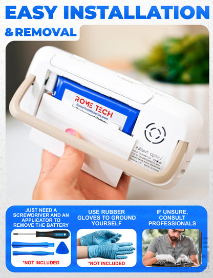 Replacement Battery for Infant Optics DXR-8 Pro Baby Monitor