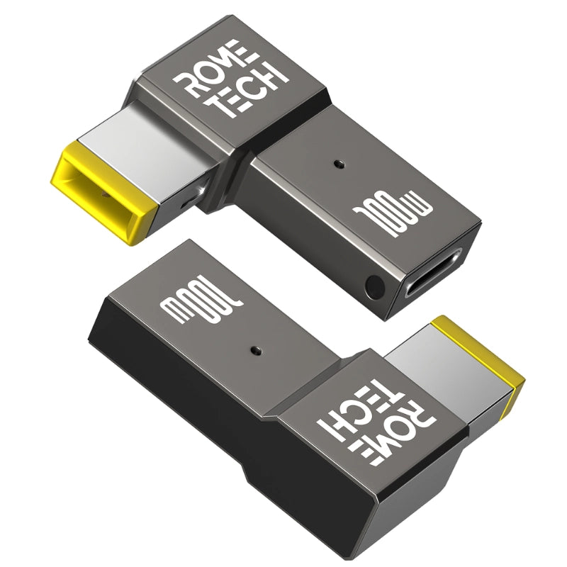 Female USB Type-C to Male Square Port Charging Adapter for Lenovo Laptop