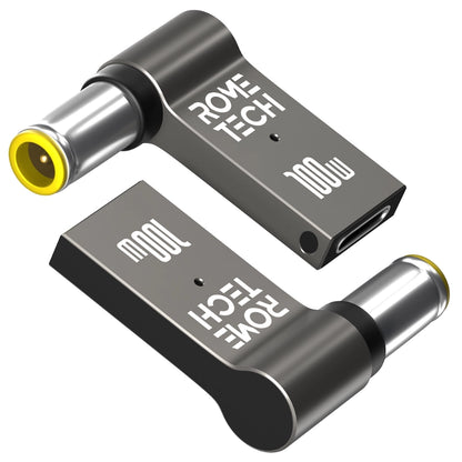 Female USB Type-C to Male 7.9 x 5.5 mm Charging Adapter for Lenovo Laptop