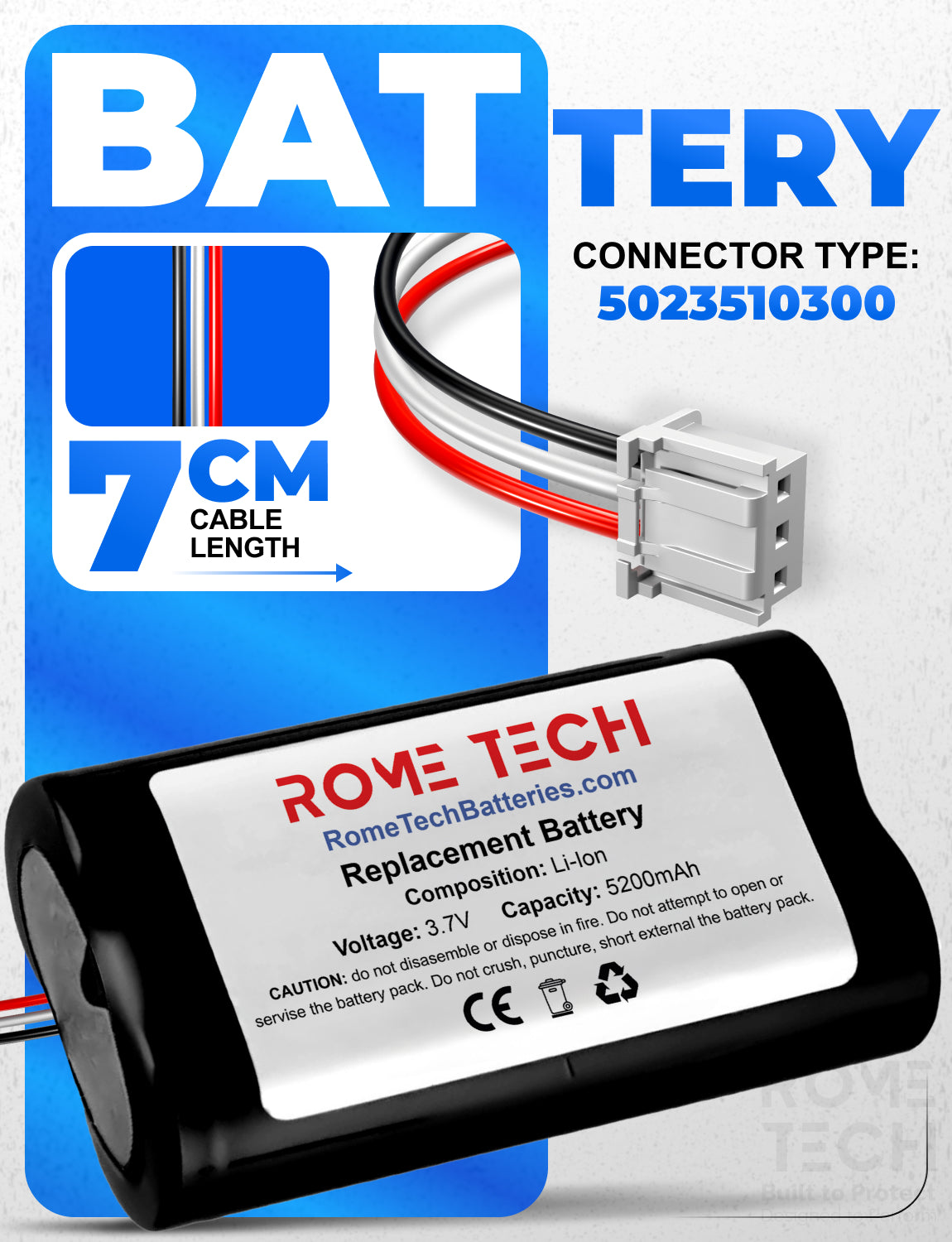 Replacement Battery for Sonos Roam (111-00005)