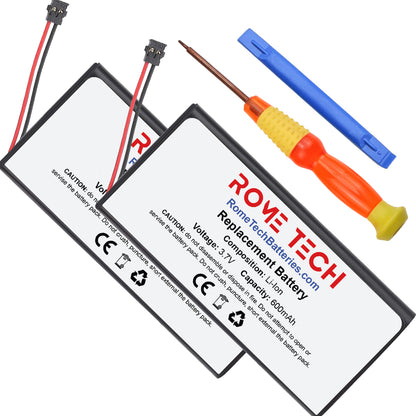 Replacement Battery for Nintendo Switch Joy-Con Controller (HAC-015, HAC-016) Set