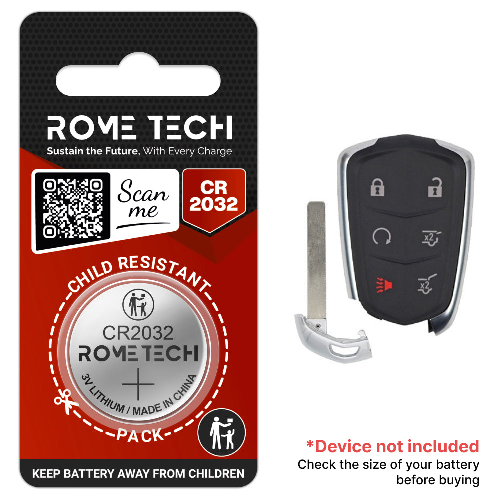 Replacement Battery for Key Fob - Cadillac Escalade 2015-2020