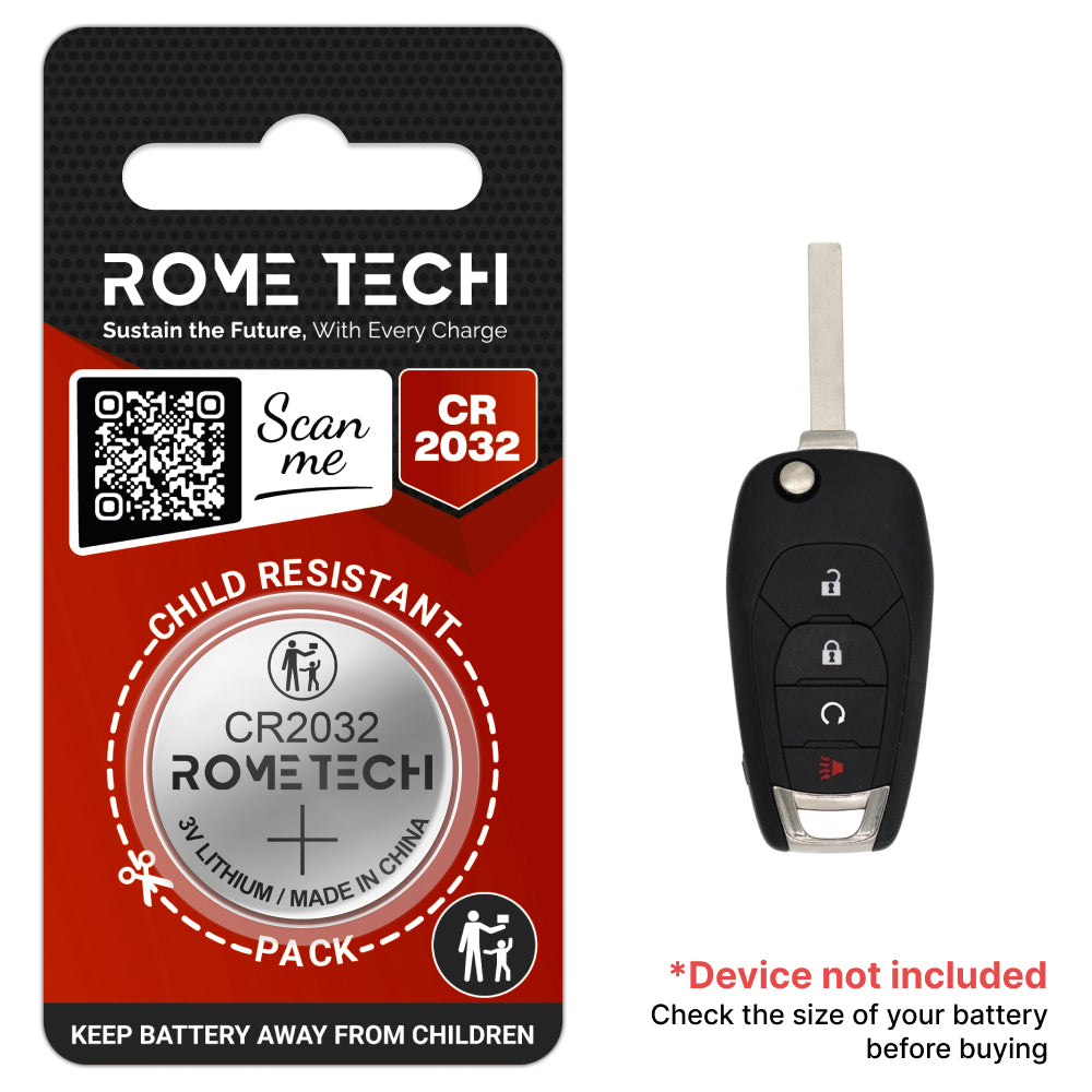 Replacement Battery for Key Fob - Chevrolet Spark 2019-2021