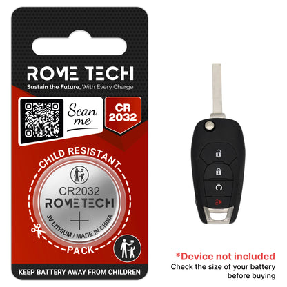 Replacement Battery for Key Fob - Chevrolet Spark 2019-2021