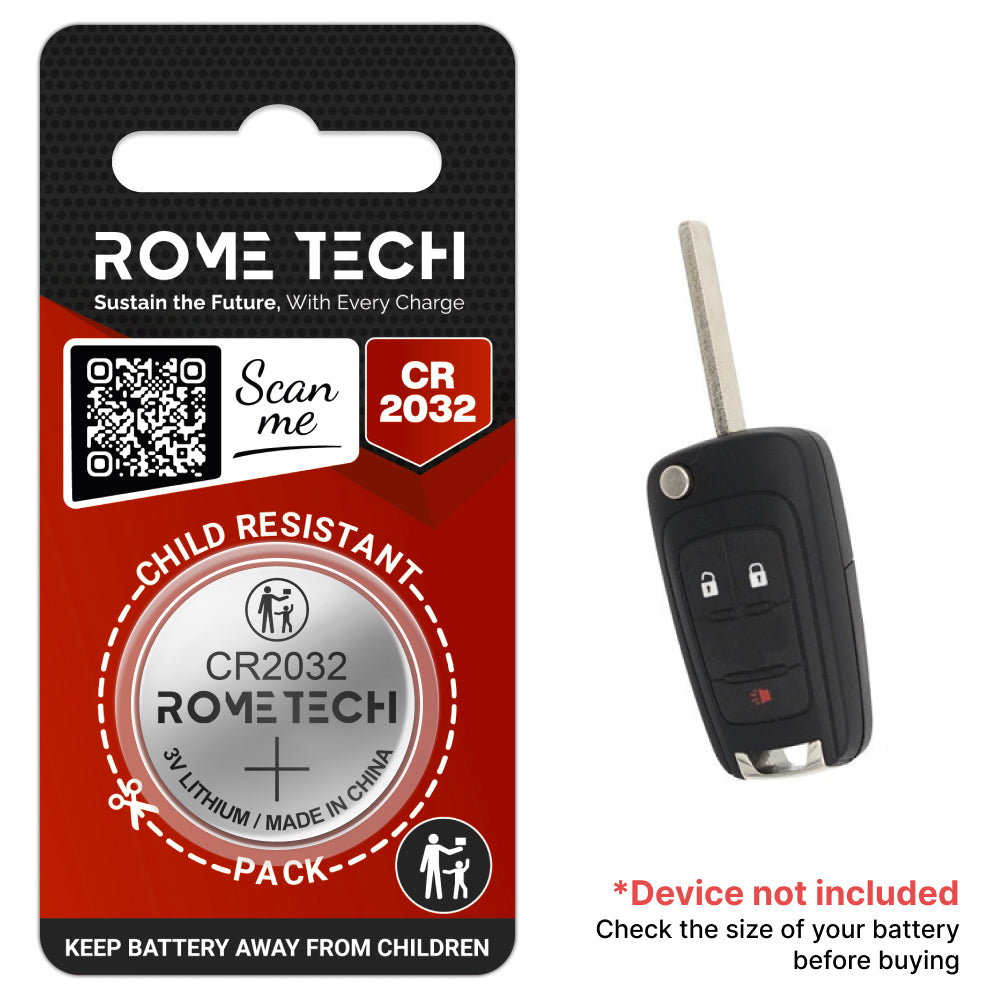 Replacement Battery for Key Fob - Buick Encore 2013-2016