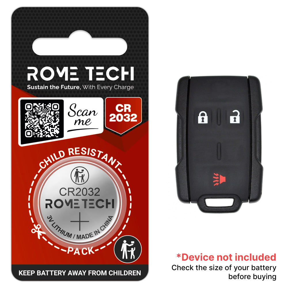 Replacement Battery for Key Fob - GMC Sierra 2014-2019