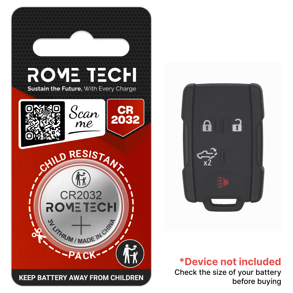Replacement Battery for Key Fob - Chevrolet Silverado 2019-2022