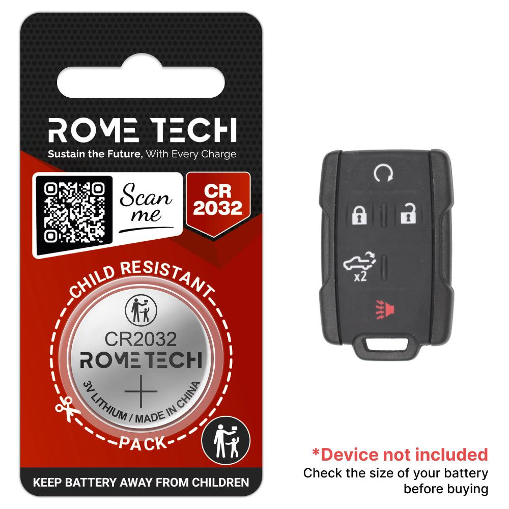 Replacement Battery for Key Fob - GMC Sierra 2019-2023