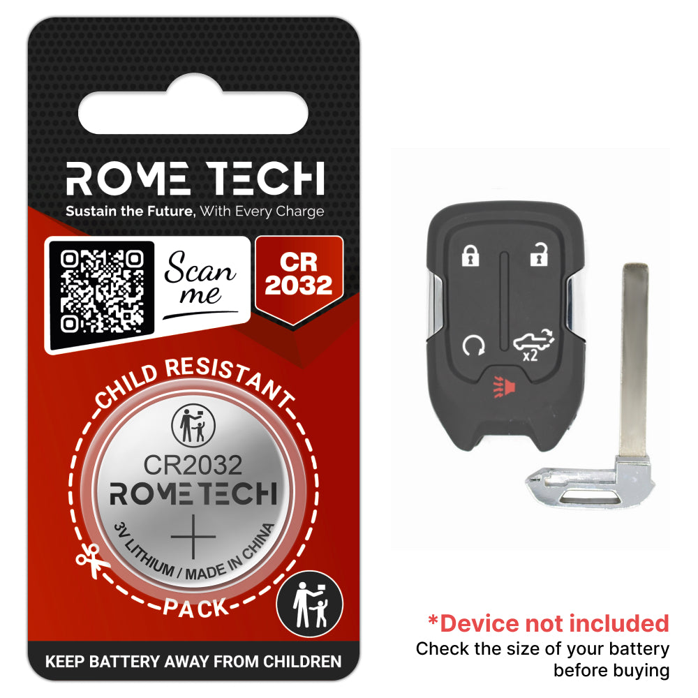 Replacement Battery for Key Fob - GMC Sierra 2019-2022