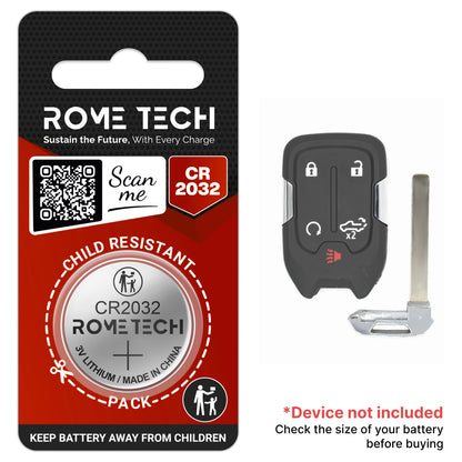 Replacement Battery for Key Fob - GMC Sierra 2019-2022