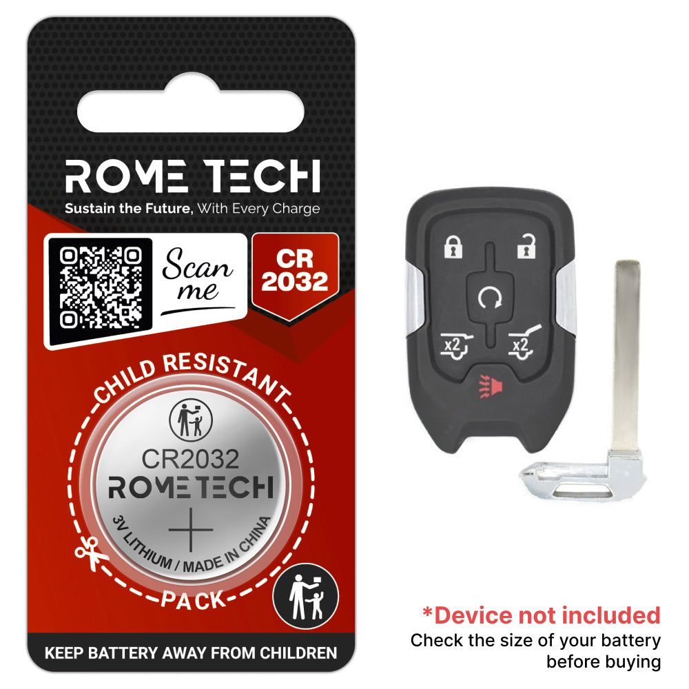 Replacement Battery for Key Fob - GMC Suburban 2015-2020