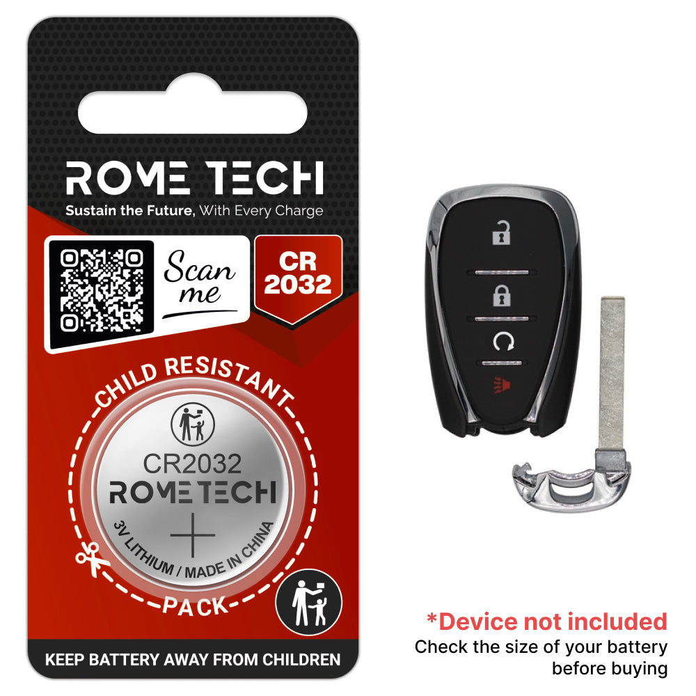 Replacement Battery for Key Fob - Chevrolet Camaro 2016-2018