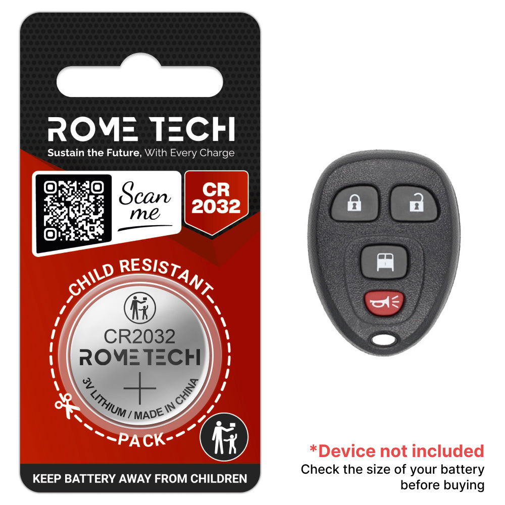 Replacement Battery for Key Fob - Chevrolet Express 2003-2024