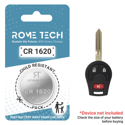 Replacement Battery for Key Fob - Nissan Versa 2007-2019