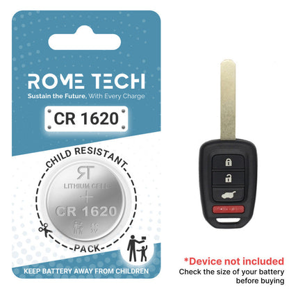 Replacement Battery for Key Fob - Honda HR-V 2016-2022