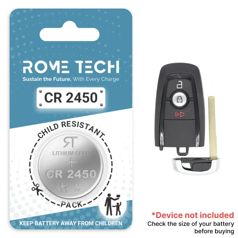 Replacement Battery for Key Fob - Ford Ranger 2019-2023 – Rome Tech ...