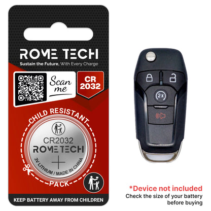 Replacement Battery for Key Fob - Ford F-350 2018-2024