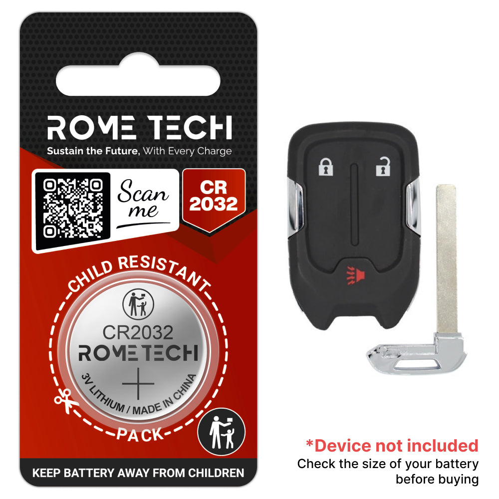 Replacement Battery for Key Fob - GMC Terrain 2018-2020, 2022