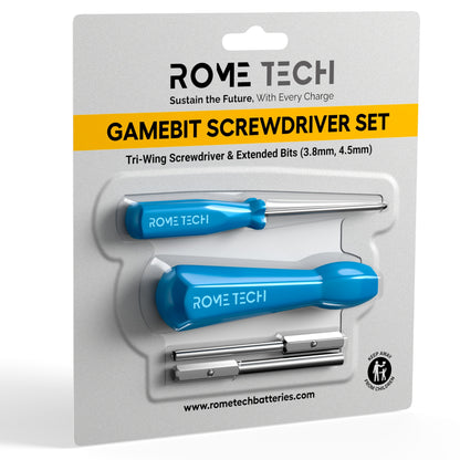 Gamebit Screwdriver 3.8mm 4.5mm & Tri-Wing Screwdriver Gameboy Set