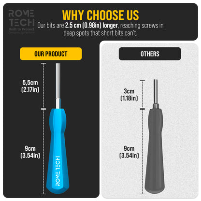 Gamebit Screwdriver 3.8mm 4.5mm & Tri-Wing Screwdriver Gameboy Set