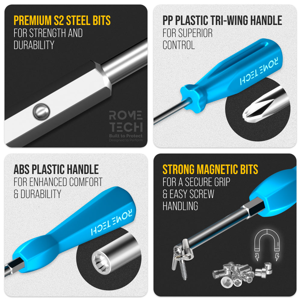 Gamebit Screwdriver 3.8mm 4.5mm & Tri-Wing Screwdriver Gameboy Set