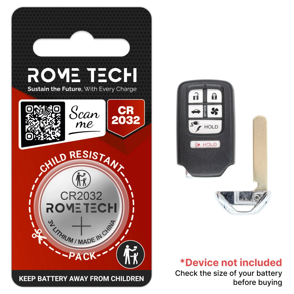 Replacement Battery for Key Fob - Honda Clarity 2018-2021