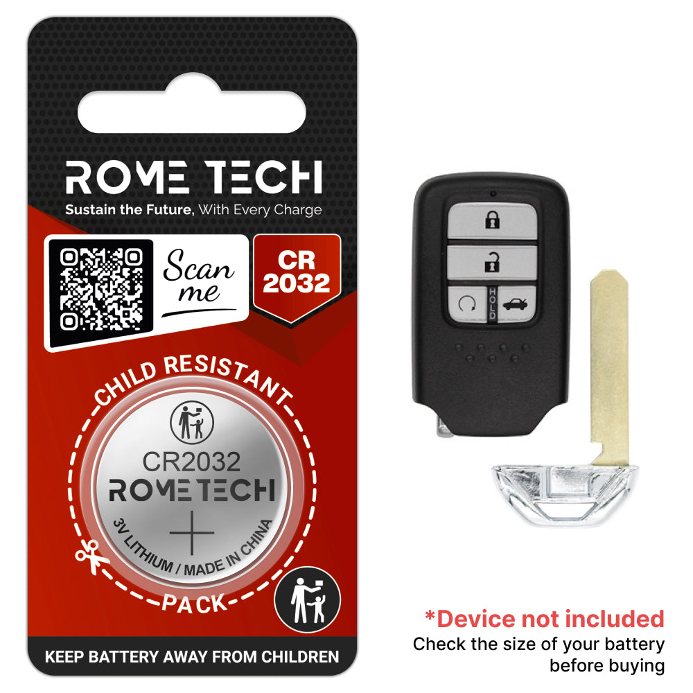 Replacement Battery for Key Fob - Honda Civic 2015-2018